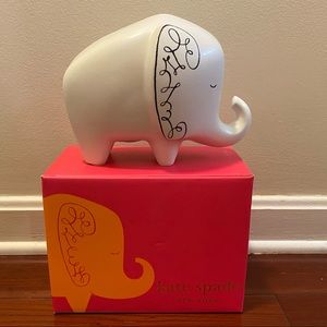 Kate Spade Woodland Park Elephant Bank NWT